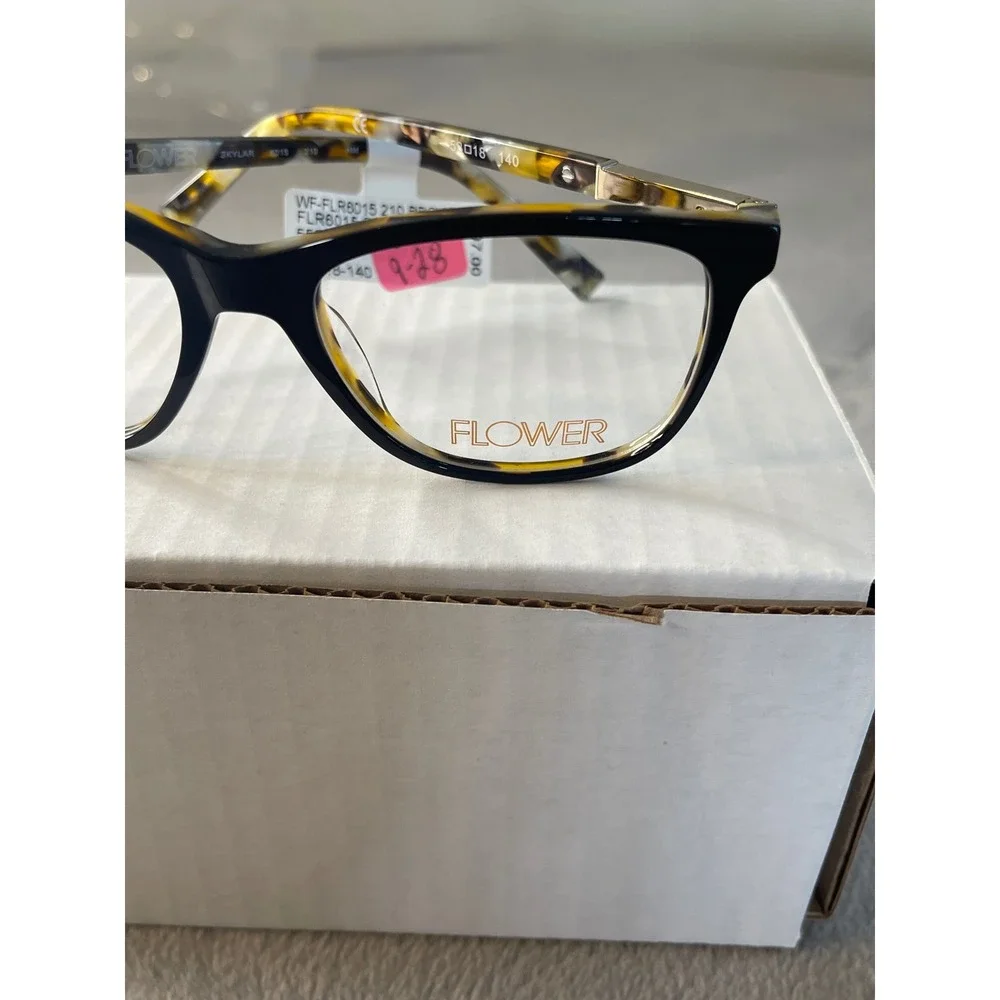 Flower by Drew Barrymore Skylar Brown Tortoise Cat Eye Optical Frames FLR6015 21
